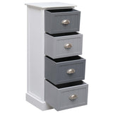 NNEVL Side Cabinet 35x30x90 cm Paulownia Wood