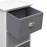NNEVL Side Cabinet 35x30x90 cm Paulownia Wood