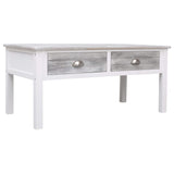 NNEVL Coffee Table Grey 100x50x45 cm Wood