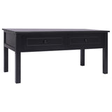 NNEVL Coffee Table Black 100x50x45 cm Wood
