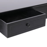 NNEVL Coffee Table Black 100x50x45 cm Wood