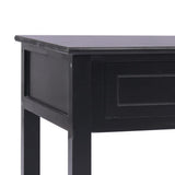 NNEVL Coffee Table Black 100x50x45 cm Wood