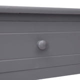 NNEVL Console Table Grey 90x30x77 cm Wood
