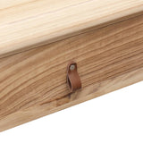 NNEVL Console Table Natural 90x30x77 cm Wood