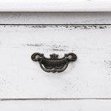 NNEVL Console Table Antique White 90x30x77 cm Wood