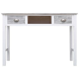 NNEVL Writing Desk Grey 110x45x76 cm Wood