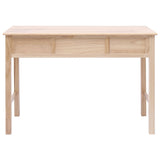 NNEVL Writing Desk Natural 110x45x76 cm Wood