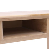 NNEVL Writing Desk Natural 110x45x76 cm Wood