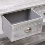 NNEVL Sideboard Antique Grey 115x30x76 cm Wood