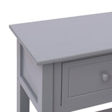 NNEVL Sideboard Grey 115x30x76 cm Wood