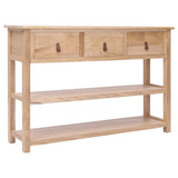 NNEVL Sideboard Natural 115x30x76 cm Wood