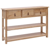 NNEVL Sideboard Natural 115x30x76 cm Wood