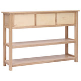 NNEVL Sideboard Natural 115x30x76 cm Wood