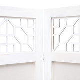 NNEVL 5-Panel Room Divider Cream 175x165 cm Fabric
