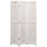 NNEVL 3-Panel Room Divider 105x165 cm Wood