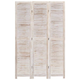 NNEVL 3-Panel Room Divider 105x165 cm Wood