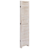 NNEVL 4-Panel Room Divider 140x165 cm Wood