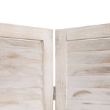 NNEVL 4-Panel Room Divider 140x165 cm Wood