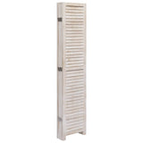 NNEVL 6-Panel Room Divider 210x165 cm Wood