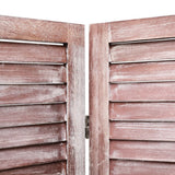 NNEVL 6-Panel Room Divider Brown 210x165 cm Wood