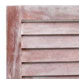NNEVL 6-Panel Room Divider Brown 210x165 cm Wood