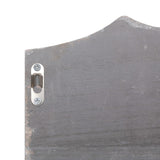 NNEVL Wall Mounted Coat Rack Grey 50x10x23 cm Wood