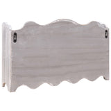 NNEVL Wall Mounted Coat Rack Grey 50x10x30 cm Wood