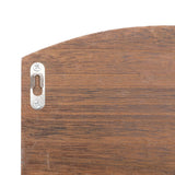 NNEVL Wall Mounted Coat Rack Brown 50x10x34 cm Wood