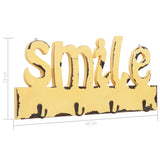 NNEVL Wall Mounted Coat Rack SMILE 50x23 cm
