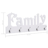 NNEVL Wall Mounted Coat Rack FAMILY 74x29.5 cm