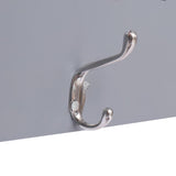 NNEVL Wall Mounted Coat Rack FAMILY Grey 74x29.5 cm