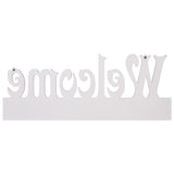 NNEVL Wall Mounted Coat Rack WELCOME White 74x29.5 cm