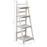 NNEVL 4-Tier Plant Stand 43x33x113 cm Wood