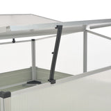 NNEVL Greenhouse Brown 100x100x85 cm Galvanised Steel