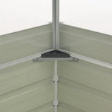 NNEVL Greenhouse Brown 100x100x85 cm Galvanised Steel