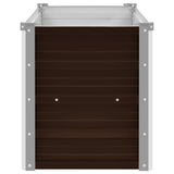 NNEVL Garden Raised Bed Brown 160x40x45 cm Galvanised Steel