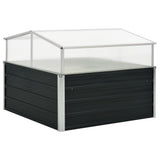 NNEVL Greenhouse Anthracite 100x100x77 cm Galvanised Steel