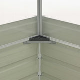 NNEVL Greenhouse Anthracite 100x100x77 cm Galvanised Steel