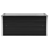 NNEVL Garden Raised Bed Anthracite 100x40x45 cm Galvanised Steel