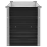NNEVL Garden Raised Bed Anthracite 100x40x45 cm Galvanised Steel
