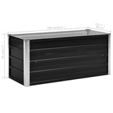 NNEVL Garden Raised Bed Anthracite 100x40x45 cm Galvanised Steel