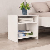 NNEVL Bedside Cabinets 2 pcs White 40x30x40 cm Chipboard