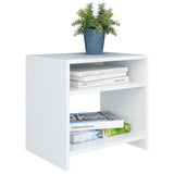 NNEVL Bedside Cabinets 2 pcs White 40x30x40 cm Chipboard