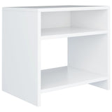 NNEVL Bedside Cabinets 2 pcs White 40x30x40 cm Chipboard