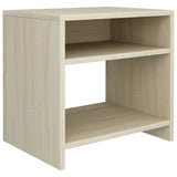 NNEVL Bedside Cabinet Sonoma Oak 40x30x40 cm Chipboard