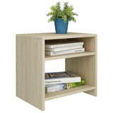 NNEVL Bedside Cabinet Sonoma Oak 40x30x40 cm Chipboard