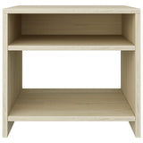NNEVL Bedside Cabinet Sonoma Oak 40x30x40 cm Chipboard
