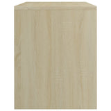 NNEVL Bedside Cabinet Sonoma Oak 40x30x40 cm Chipboard