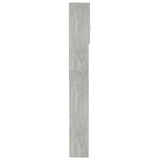 NNEVL Washing Machine Cabinet Concrete Grey 64x25.5x190 cm Chipboard