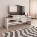 NNEVL TV Cabinet White 120x40x40 cm Chipboard